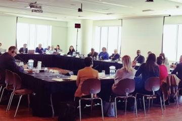 Photograph of a meeting