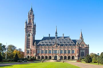 International Court of Justice Building in Netherlands