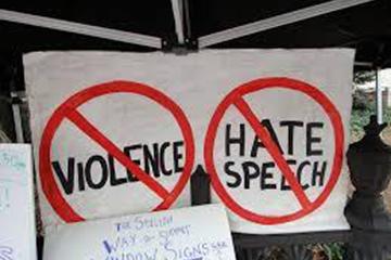 No violence no hate speech